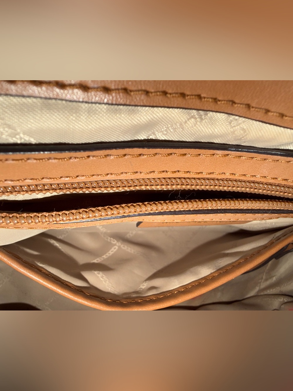 Authentic* Michael Kors Leather Backpack - Picture 11 of 15